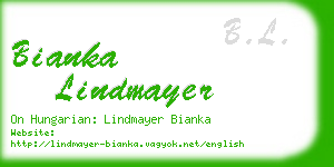 bianka lindmayer business card